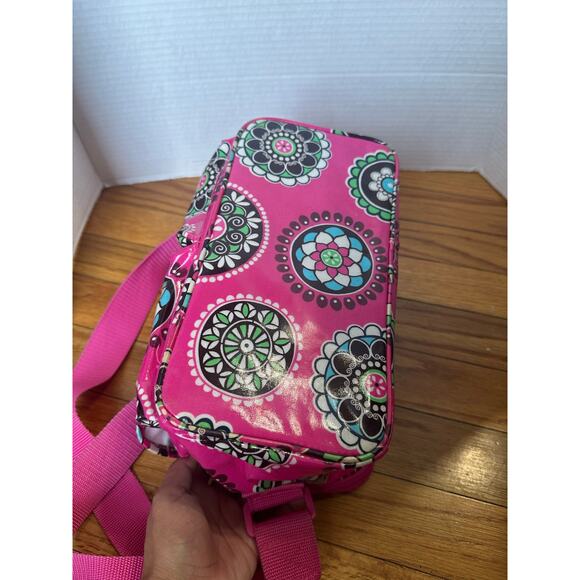 Vera Bradley Insulated Cooler Pink Cupcakes Lunch Box Beach Cooler - Picture 4 of 7